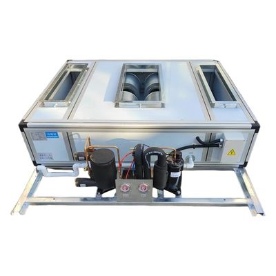 1-5HP সুপার পাতলা সিলিং ঝুলন্ত জল শীতল DX এয়ার হ্যান্ডলিং ইউনিট বায়ু বিশুদ্ধকরণ শিল্পের জন্য HVAC