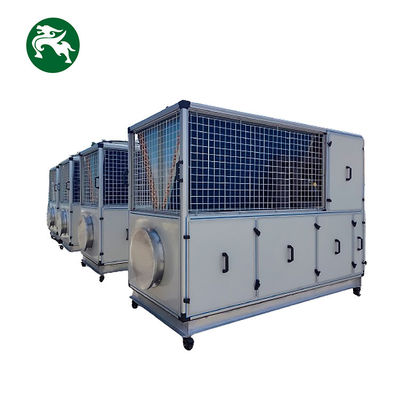সাবওয়ে 15HP সুবিধাজনকভাবে চাকা সহ মোবাইল এয়ার হ্যান্ডলিং ইউনিট উপযুক্ত জল শীতল HVAC