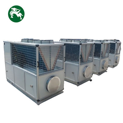 সাবওয়ে 15HP সুবিধাজনকভাবে চাকা সহ মোবাইল এয়ার হ্যান্ডলিং ইউনিট উপযুক্ত জল শীতল HVAC