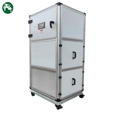 জল শীতল বায়ু হ্যান্ডলার ইউনিট HVAC সহ চাকা সহ সরানো সহজ