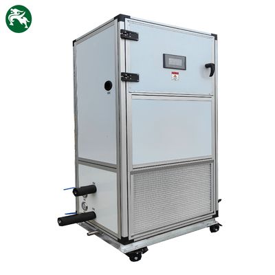 জল শীতল বায়ু হ্যান্ডলার ইউনিট HVAC সহ চাকা সহ সরানো সহজ