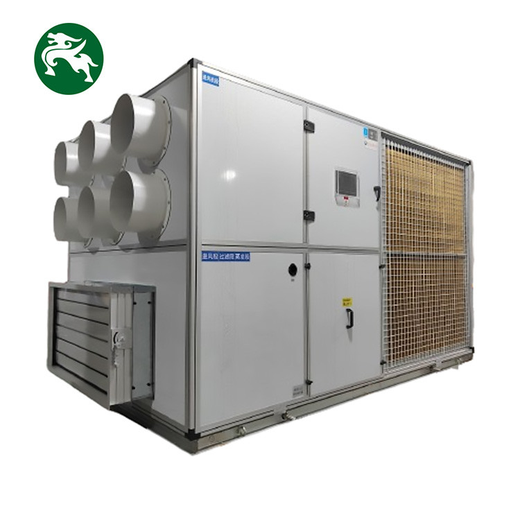 উচ্চ দক্ষতা dehumidification শিল্প সম্পূর্ণ ছাদ প্যাকেজ ইউনিট এয়ার কন্ডিশনার