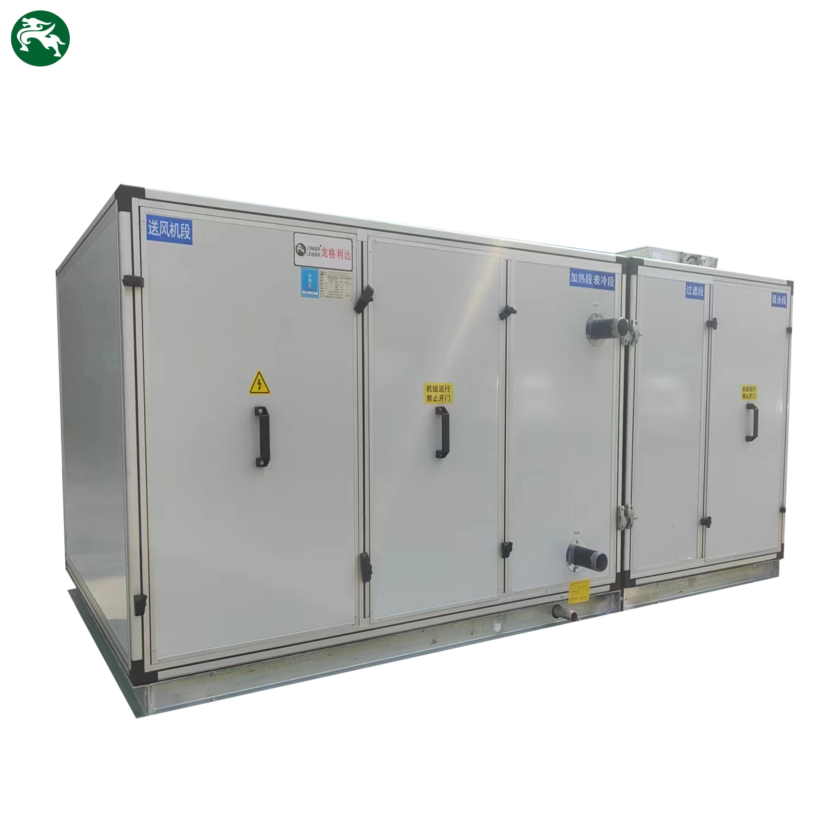 5000-10000m3/H শিল্প বায়ু বিশুদ্ধকরণ ঠান্ডা জল বায়ু মন্ত্রিসভা AHU হ্যান্ডলিং ইউনিট